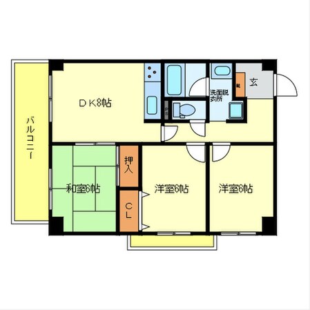 日新ビルの物件間取画像